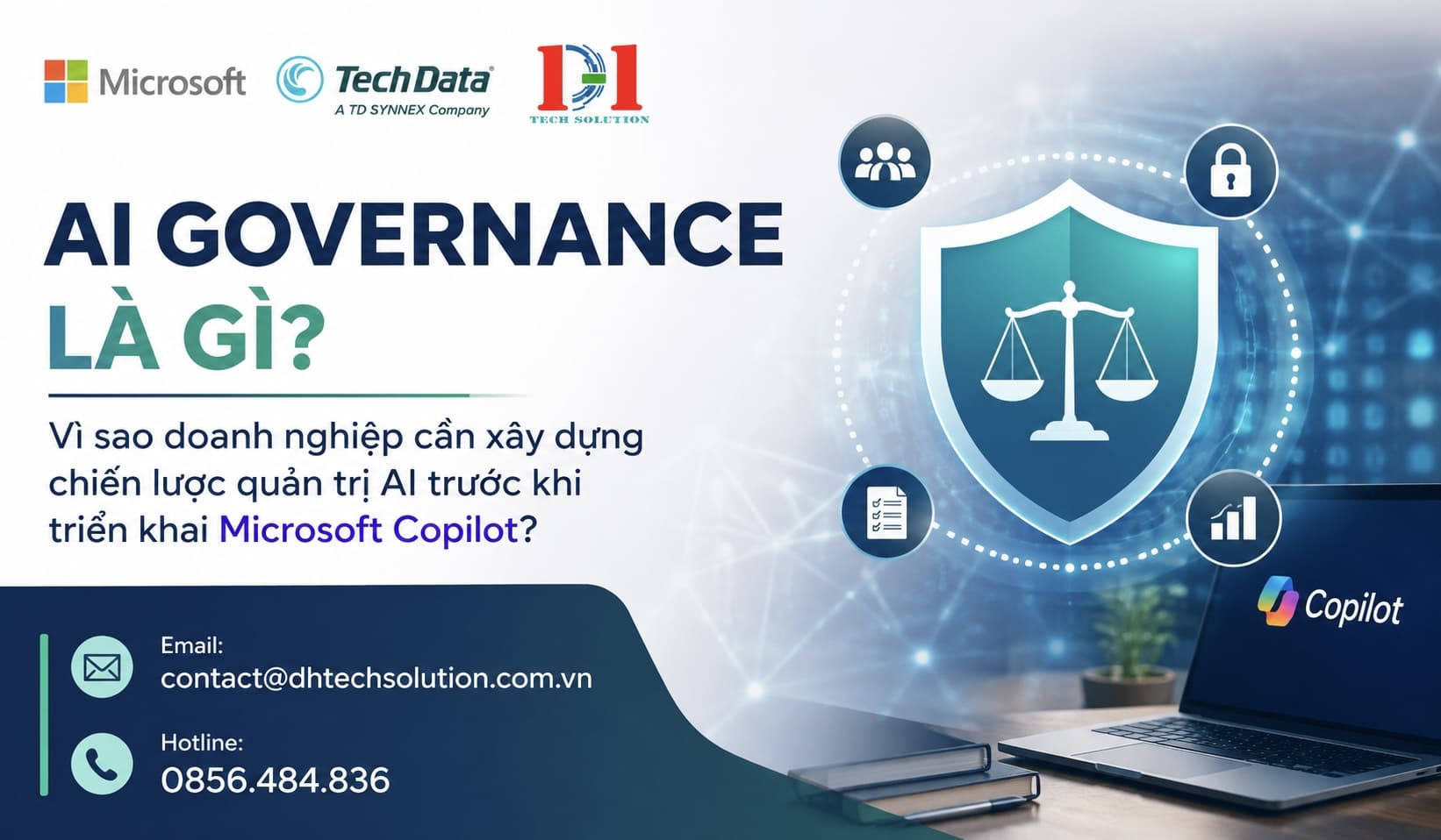 VÌ SAO DOANH NGHIỆP CẦN XÂY DỰNG CHIẾN LƯỢC QUẢN TRỊ AI TRƯỚC KHI TRIỂN KHAI MICROSOFT COPILOT?