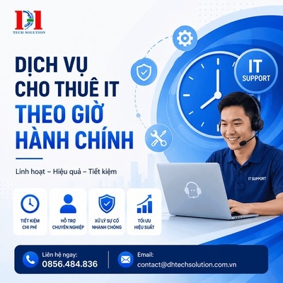 DỊCH VỤ CHO THUÊ IT THEO GIỜ HÀNH CHÍNH 
