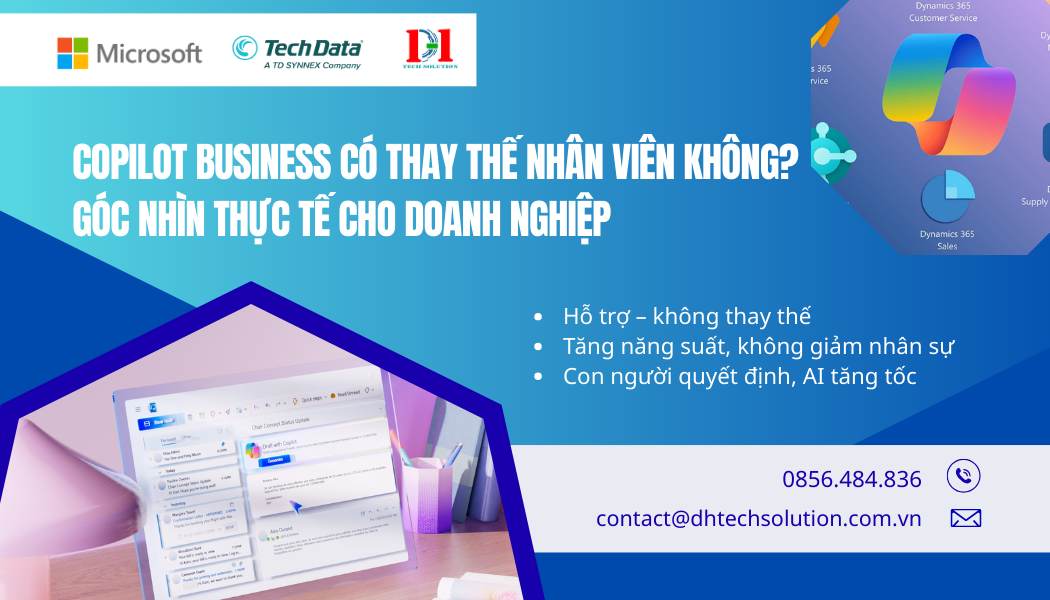 COPILOT BUSINESS CÓ THAY THẾ NHÂN VIÊN KHÔNG? GÓC NHÌN THỰC TẾ CHO DOANH NGHIỆP
