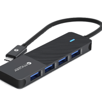 Bộ Chuyển Đổi Mazer USB-C Multimedia Pro Hub 4-in-1 (20cm) PK-MAZ-M-UC2MULTI7000-BK